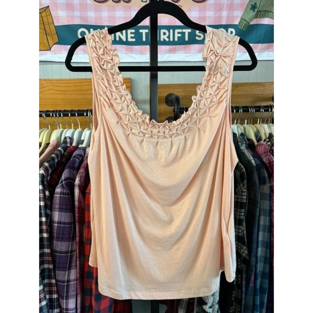 Maeve Anthropologie pink tank top